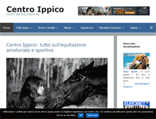 Tablet Screenshot of centro-ippico.net
